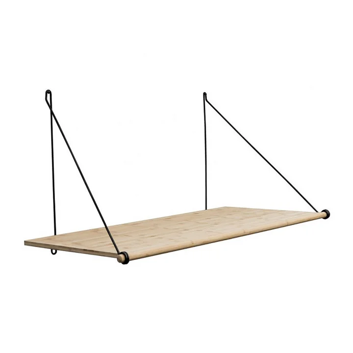 Das Loop Shelf, Eiche / Stahl schwarz von We Do Wood