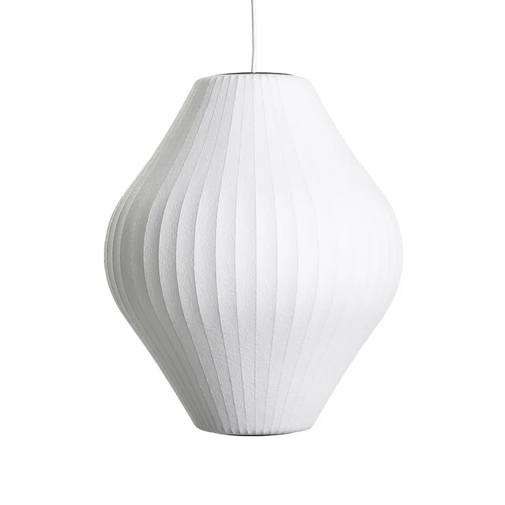 Die Nelson Pear Bubble Pendelleuchte M, off white von HAY
