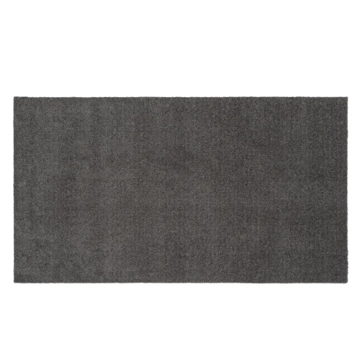 Die Fußmatte Unicolor stahlgrau von tica copenhagen