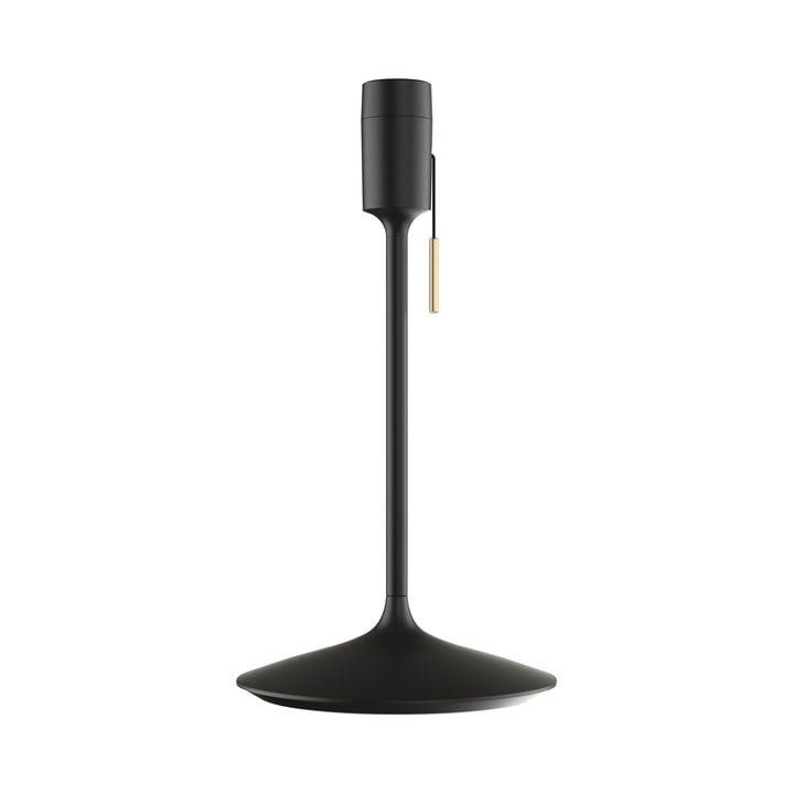 Champagne Tischleuchtenfuß H 42 cm von Umage in schwarz