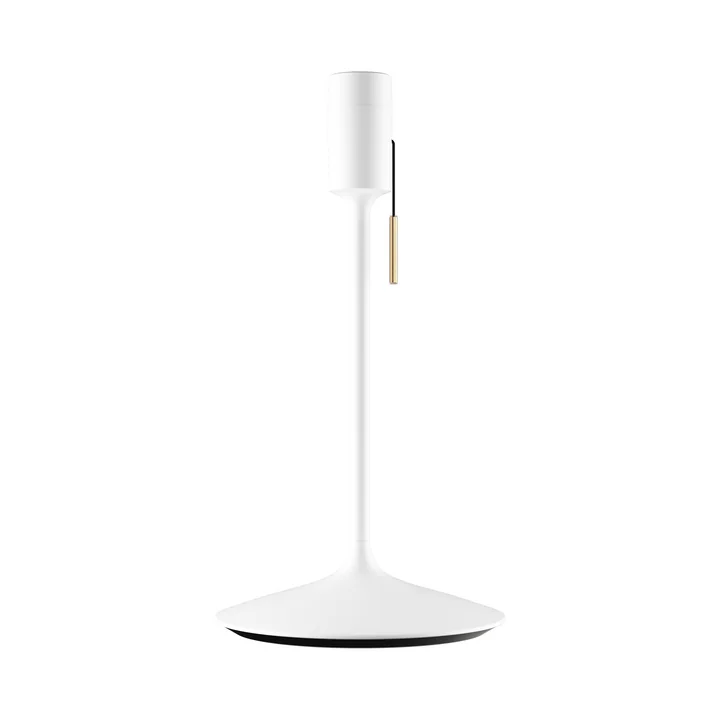 Champagne Tischleuchtenfuß H 42 cm von Umage in weiß