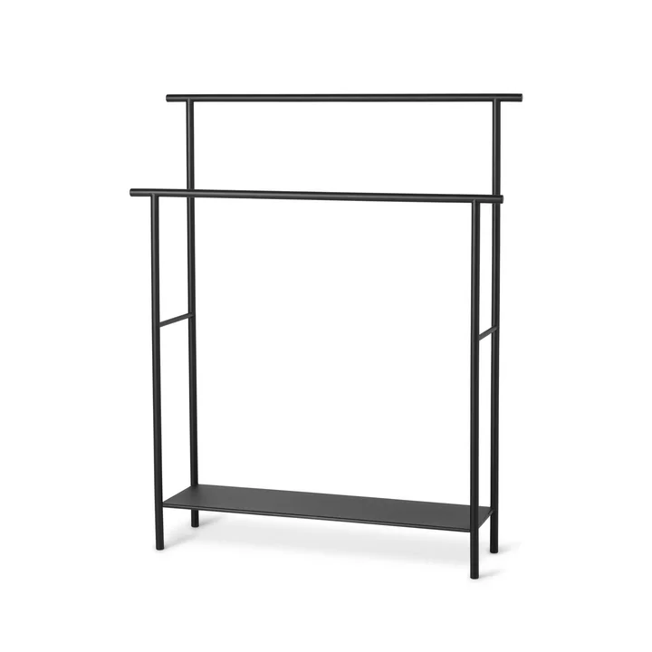 Der Dora Handtuchhalter von Ferm Living in schwarz