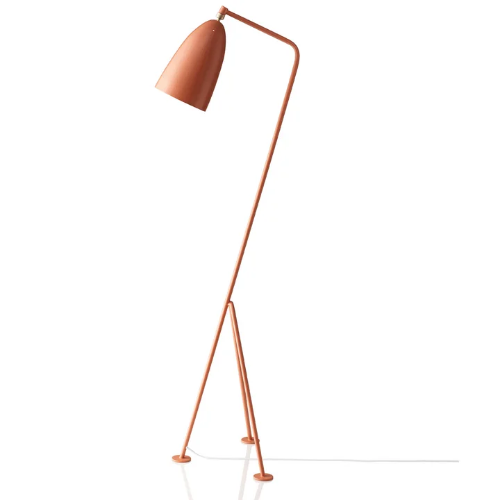 Gubi - Gräshoppa Stehleuchte GM1, rot (vintage red)