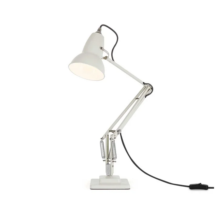 Original 1227 Tischleuchte, Kabel grau, Linen White von Anglepoise