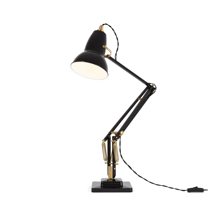  Original 1227 Messing Tischleuchte, Jet Black von Anglepoise