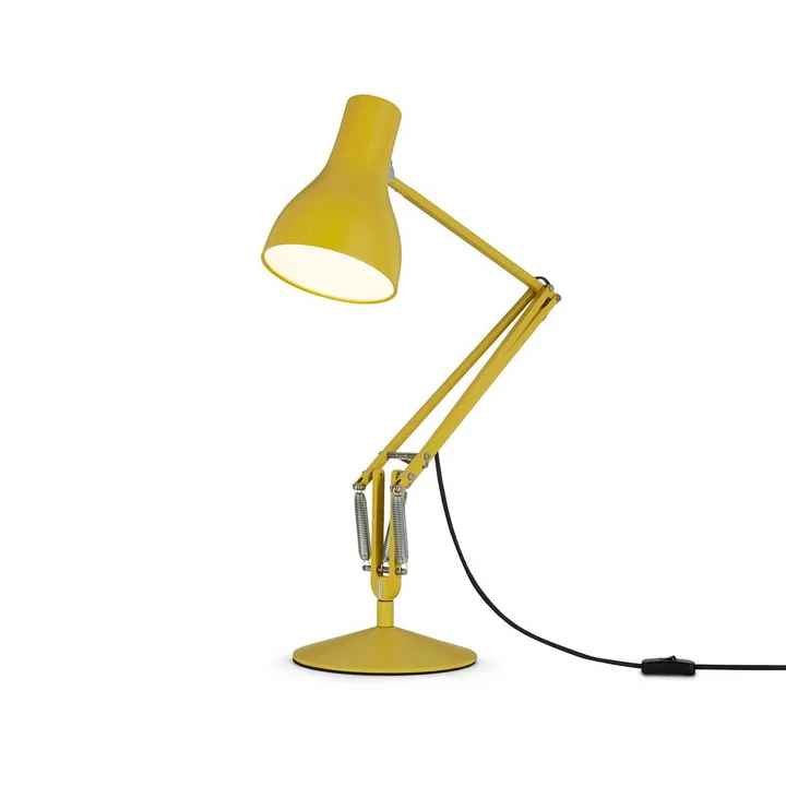 Type 75 Tischleuchte von Anglepoise in Ochre Yellow