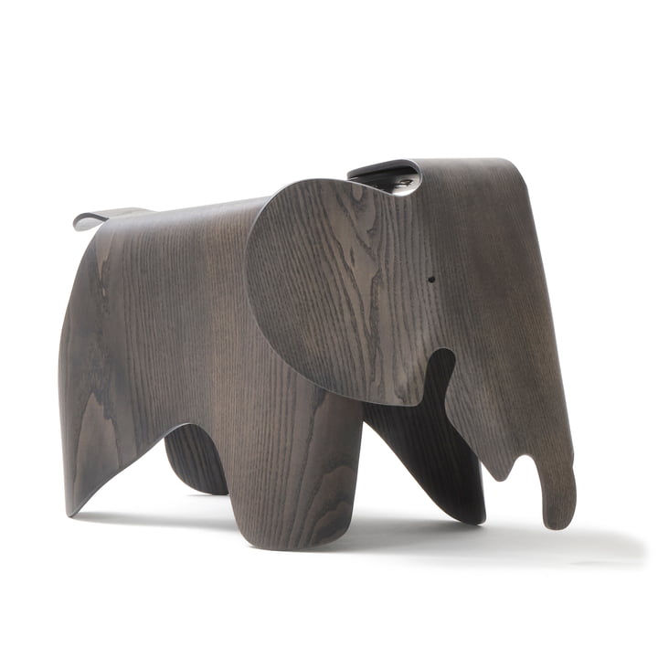 Eames Elephant Plywood, Esche, grau gebeizt (75. Jubiläums-Edition) von Vitra