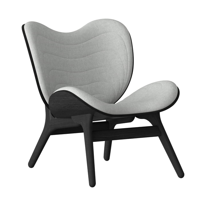 A Conversation Piece Sessel von Umage in schwarz / silver grey