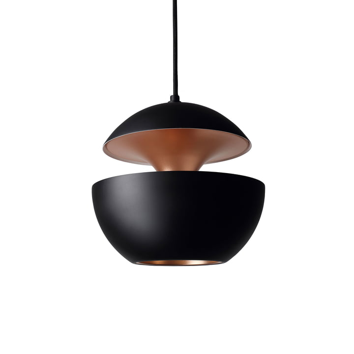 Here Comes The Sun 250 Pendelleuchte, schwarz / Kupfer von DCW