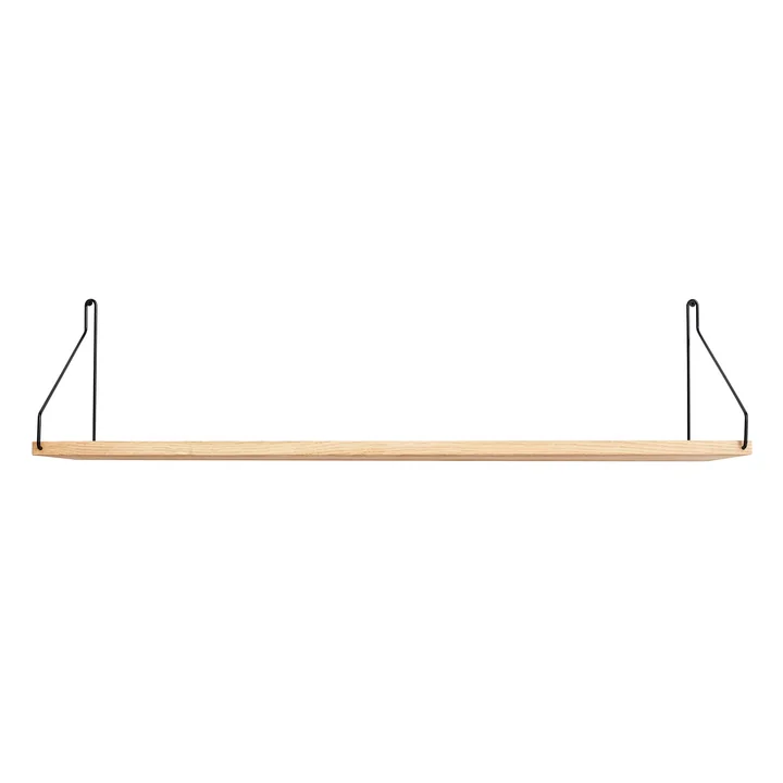Das Shelf Regal 80 x 20 cm, Eiche / schwarz von Frama