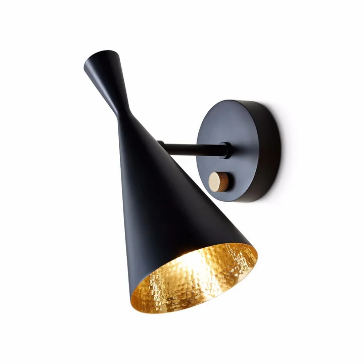 Beat Wandleuchte von Tom Dixon in Schwarz