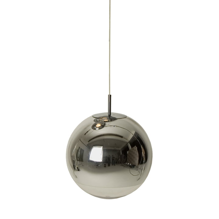 Mini Mirror Ball Chrom Pendelleuchte von Tom Dixon