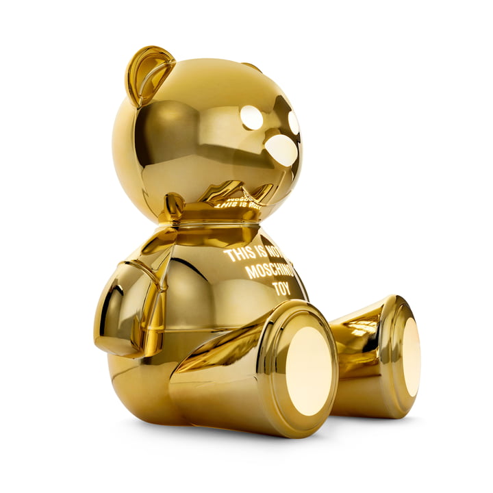 Die Toy Moschino Teddy-Bär-Tischleuchte in gold