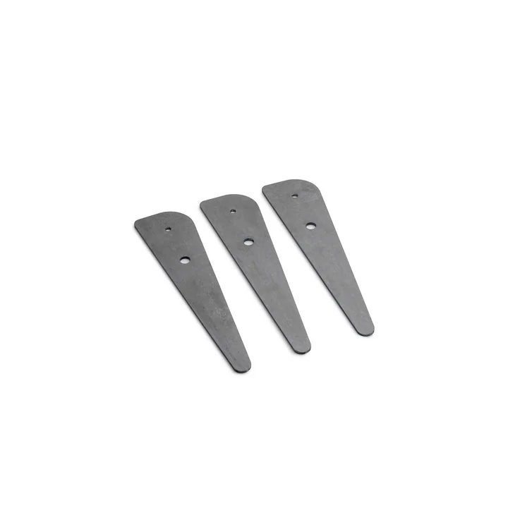 Die Füße für die Triple 90 Feuerschale von höfats in schwarz