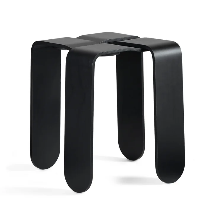 Der Criss Cross Hocker von Frederik Roijé in dunkelgrau