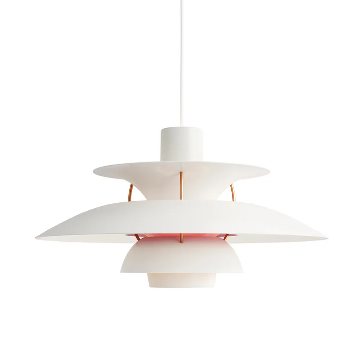 Die Louis Poulsen - PH 5 Pendelleuchte in modern white