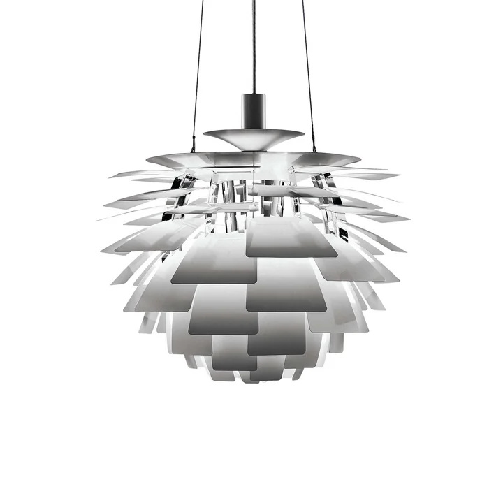 PH Artichoke Ø 60 cm von Louis Poulsen in Edelstahl matt und beschichtet