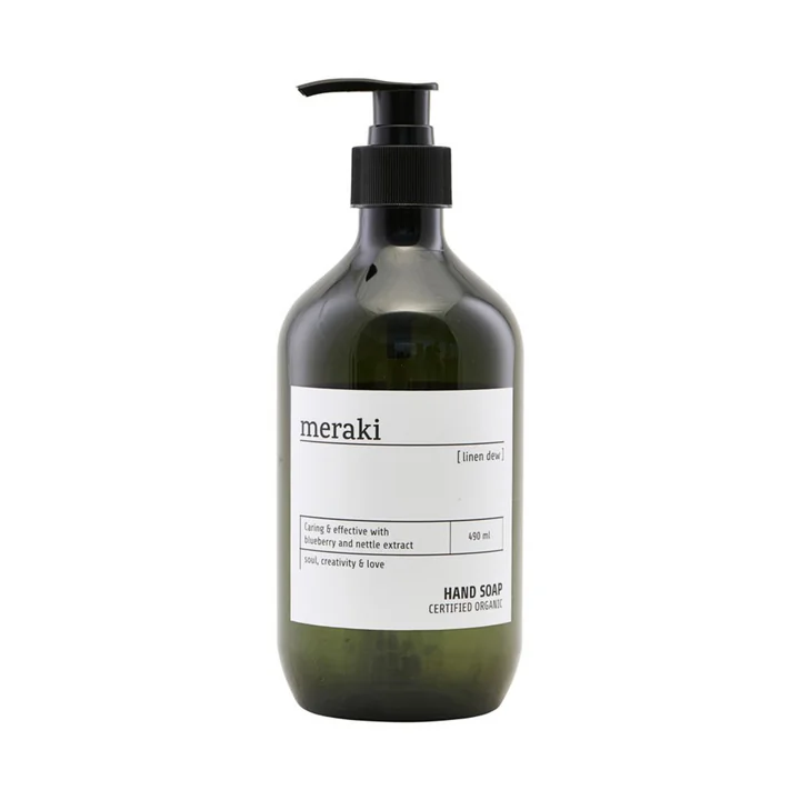 Die Handseife von Meraki in Linen Dew, 490 ml
