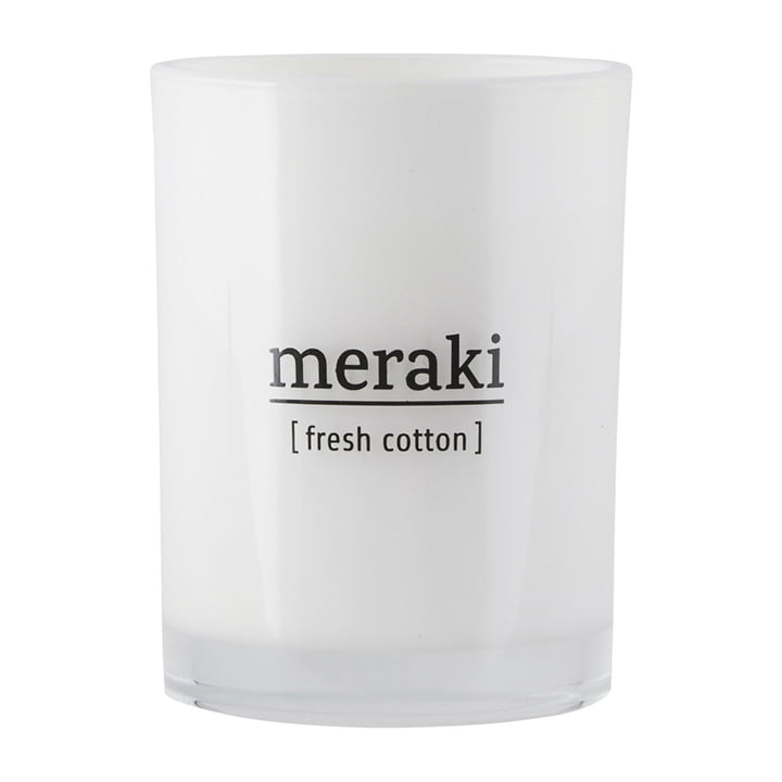 Die Duftkerze Fresh Cotton von Meraki, Ø 8 cm