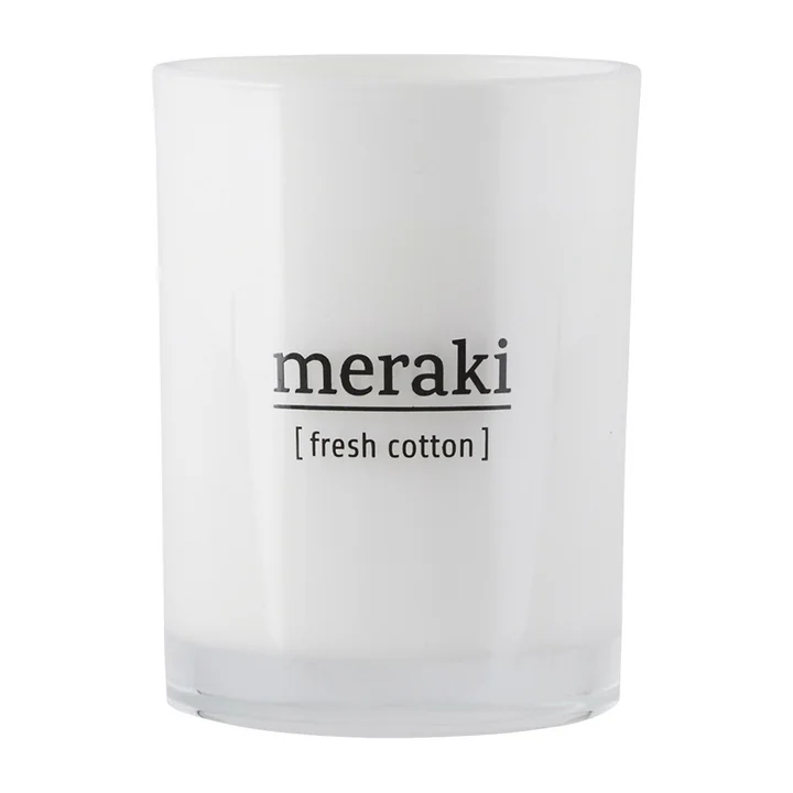 Die Duftkerze Fresh Cotton von Meraki, Ø 8 cm