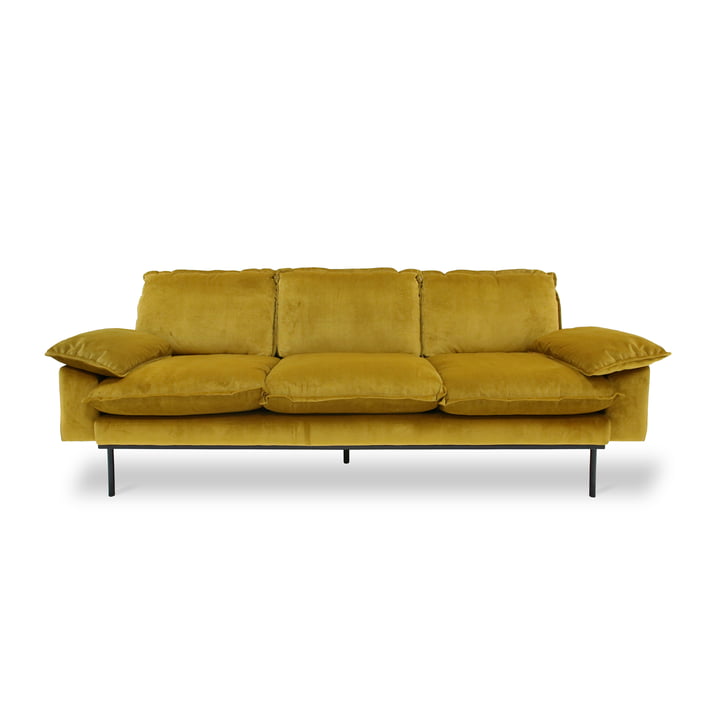 Retro Sofa, 3-Sitzer, ocker von HKliving