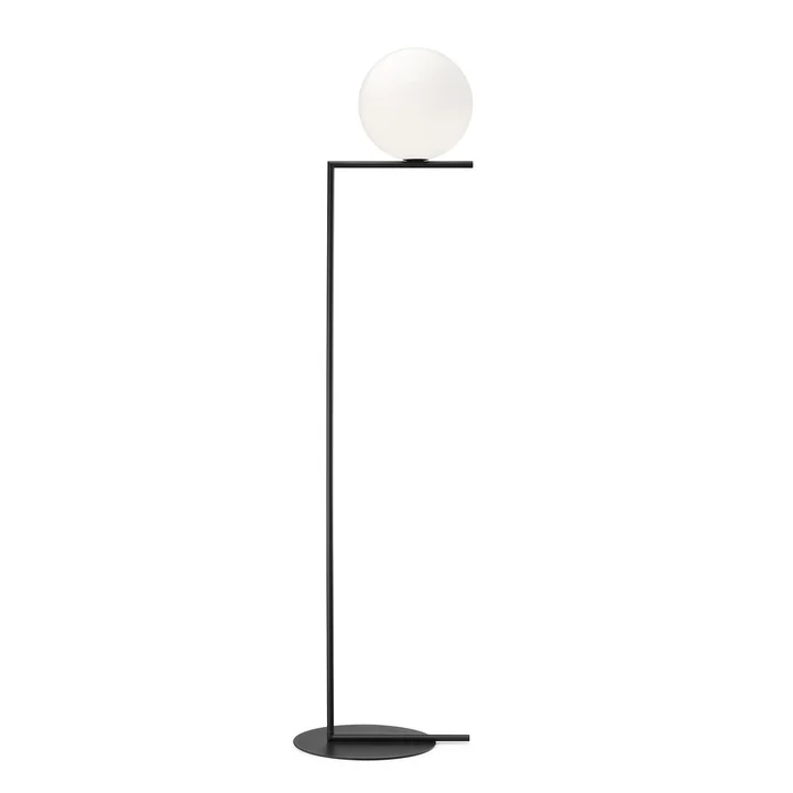 IC F2 BRO Stehleuchte von Flos in schwarz