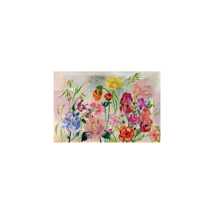 Das Flowers Garden Wandbild von IXXI, 120 x 80 cm