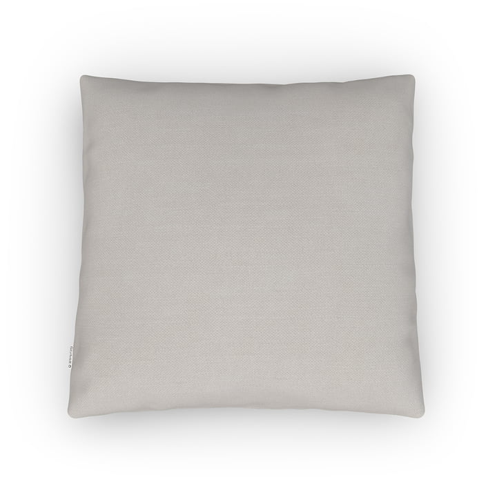 Das Kissen Cosy von Sitzfeldt in beigen Fino, 60 x 60 cm