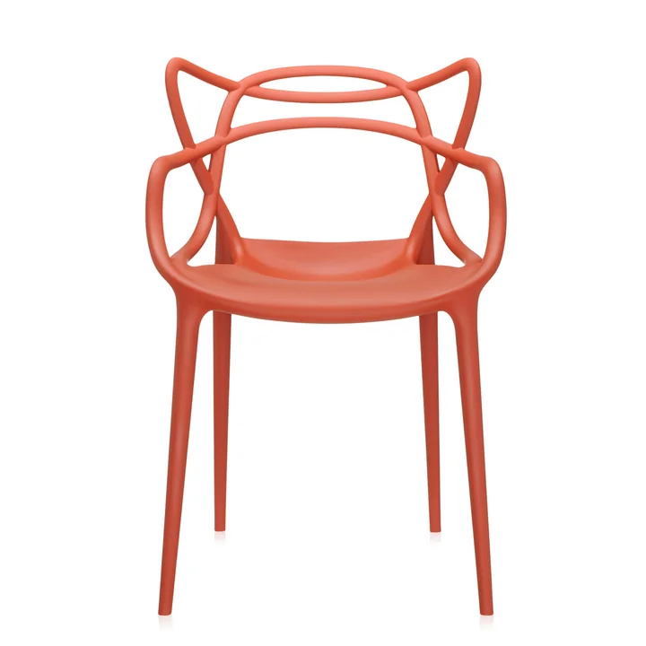Masters Stuhl von Kartell in rostbraun
