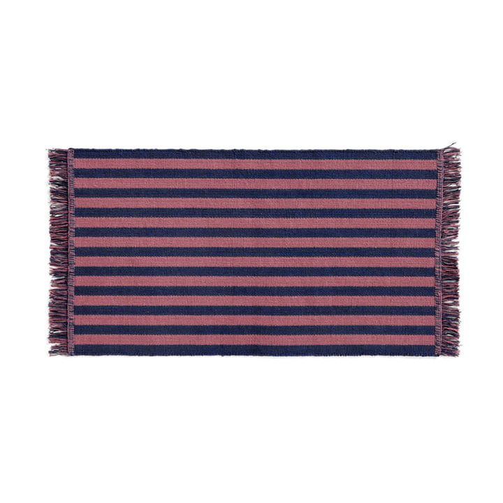 Stripes Fußmatte, 52 x 95 cm, navy cacao von Hay