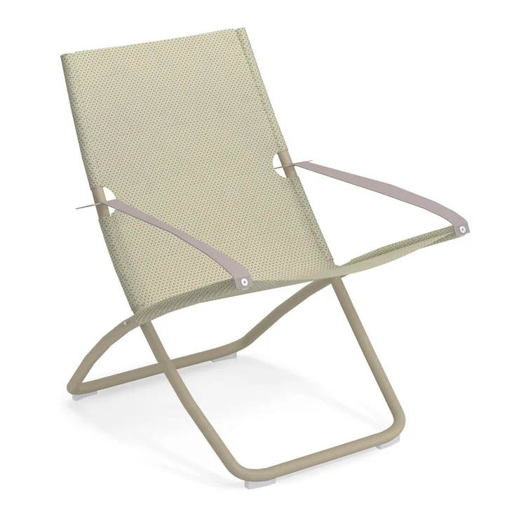 Der Snooze Liegestuhl von Emu in taupe / beige