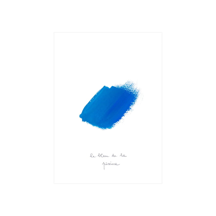 Le Bleu II Poster, 30 x 40 cm von Paper Collective