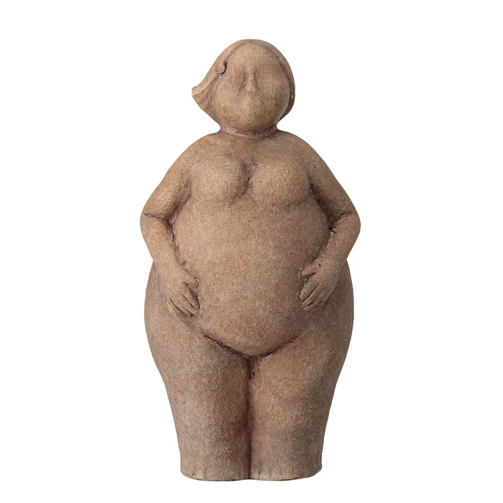 Sidsel Skulptur H 25 cm von Bloomingville in braun