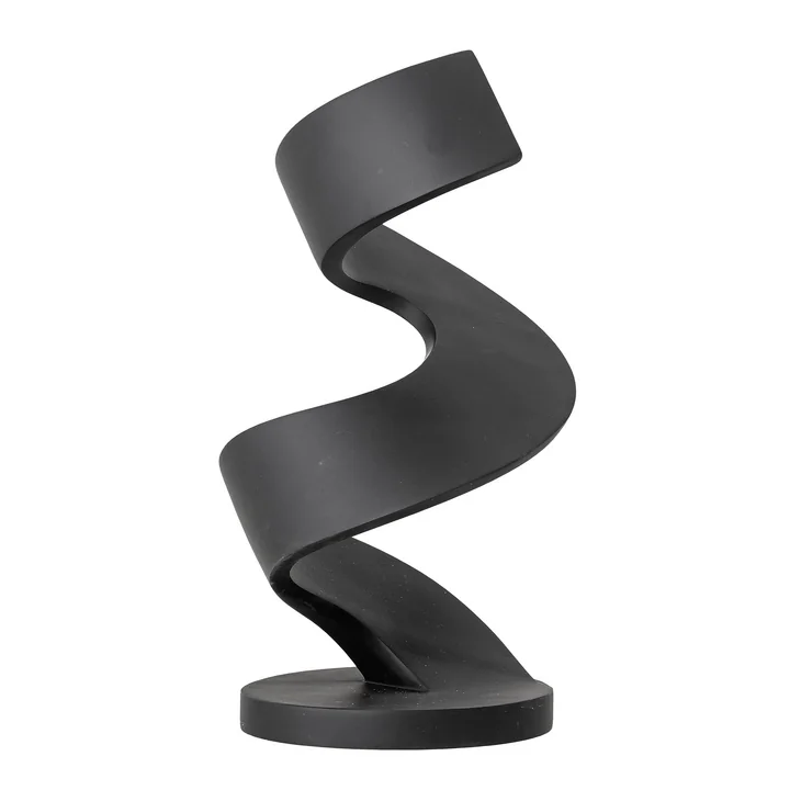 Die Siele Skulptur von Bloomingville in schwarz, H 32 cm