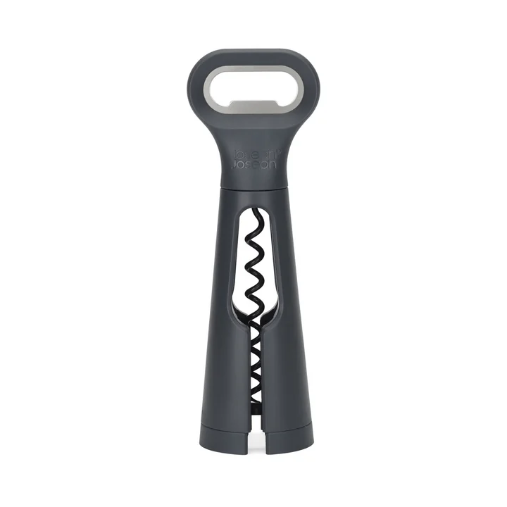 Der BarStar 3-in-1 Flaschenöffner von Joseph Joseph, grau