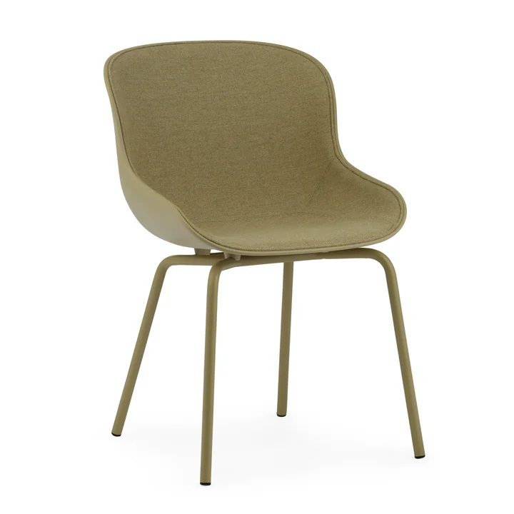 Der Hyg Chair Frontpolster von Normann Copenhagen in olive / Main Line Flax