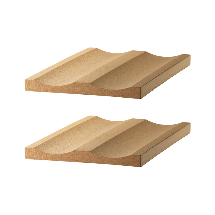 Flaschenhalter aus Kork, B 19 x T 30 cm, braun (2er-Set) von String