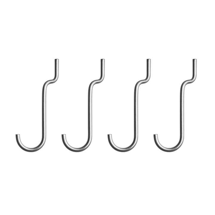 Haken für Outdoor Regal, vertikal, stahl (4er-Set) von String