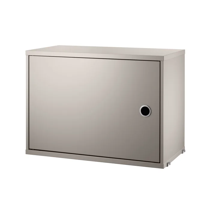 Schrankmodul mit Tür, 58 x 30 cm, beige von String