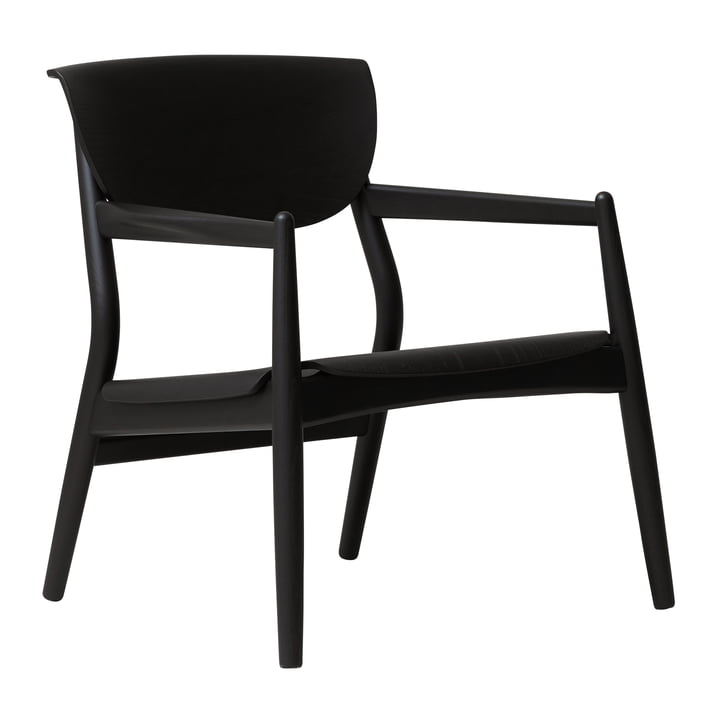 Origin Lounge Chair, Esche schwarz von Form & Refine