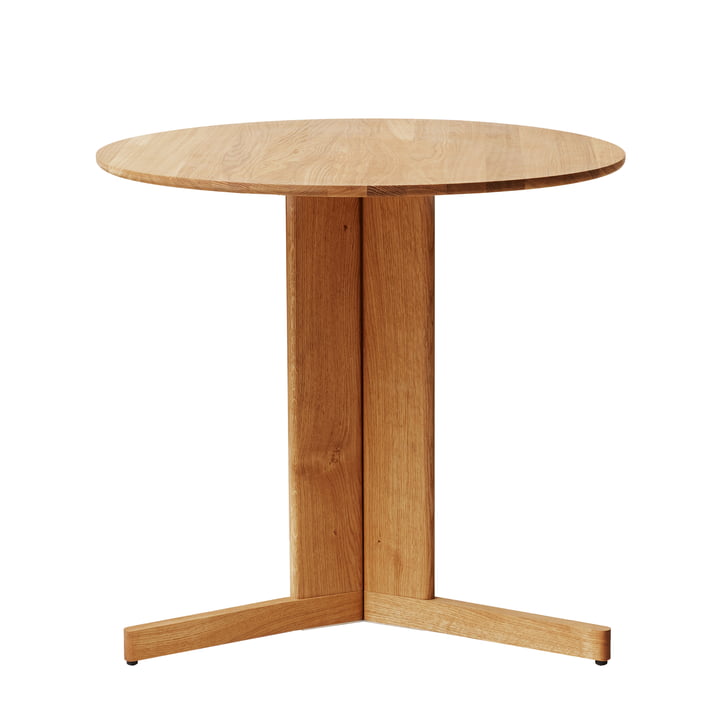 Trefoil Tisch, Ø 75 cm, Eiche von Form & Refine