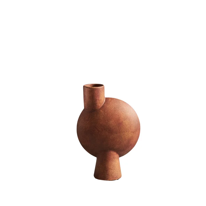 Die Sphere Vase Bubl Medio von 101 Copenhagen, terracotta