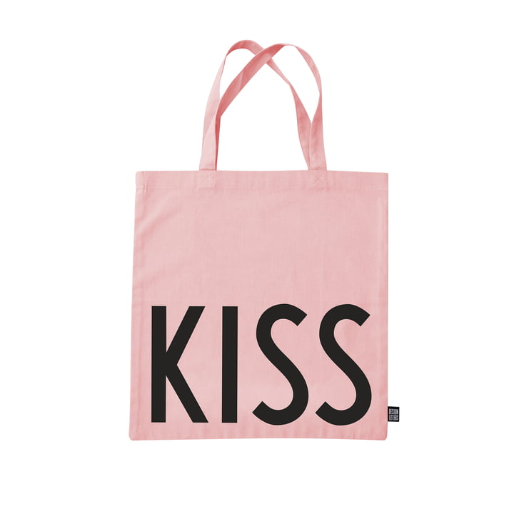 Die AJ Favourite Tragetasche von Design Letters, Kiss / crispy pink