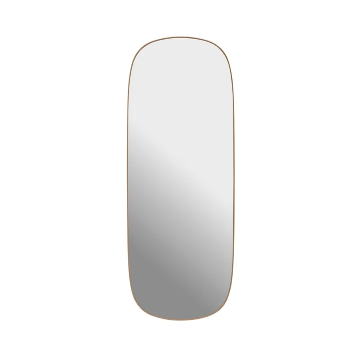 Der Framed Mirror, groß von Muuto, rose / Klarglas