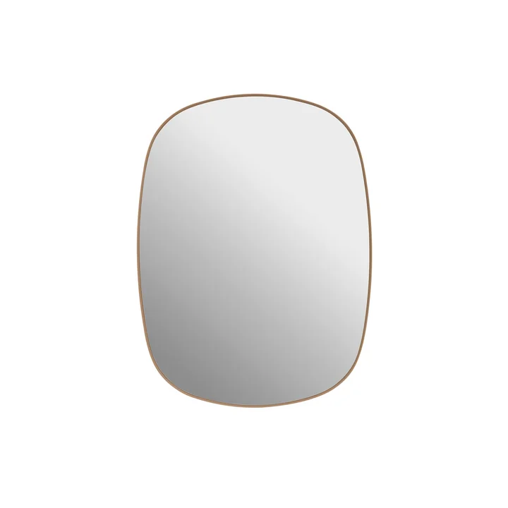 Der Framed Mirror, klein von Muuto, rose / Klarglas