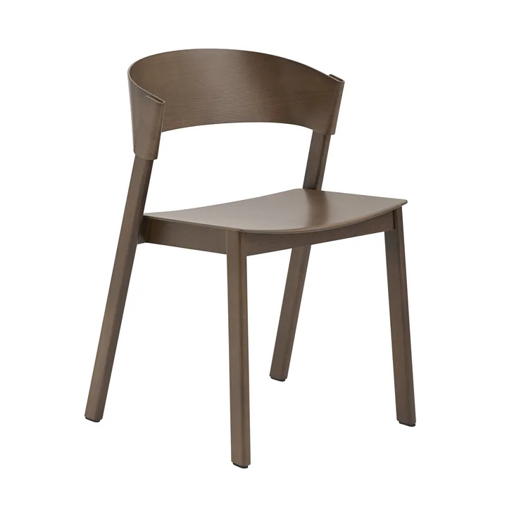 Der Cover Side Chair von Muuto, dunkelbraun