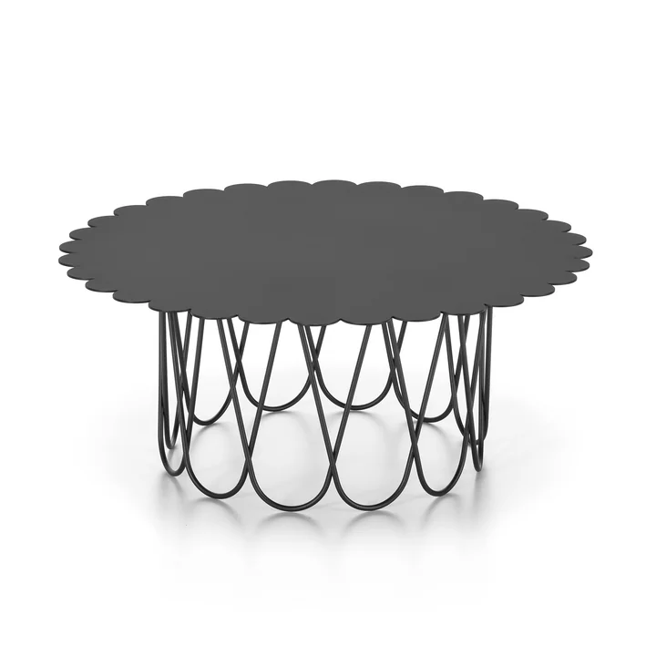 Flower Table groß, anthrazit von Vitra