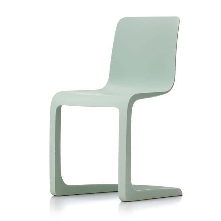 EVO-C Vollkunststoff-Stuhl, light mint von Vitra