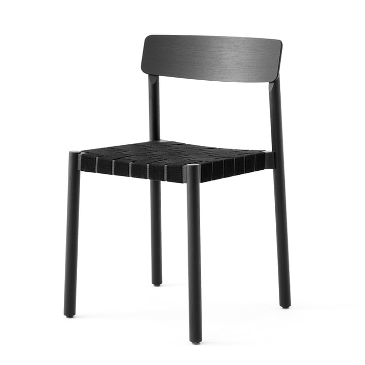 Der Betty TK1 Stuhl von &Tradition, schwarz / schwarz