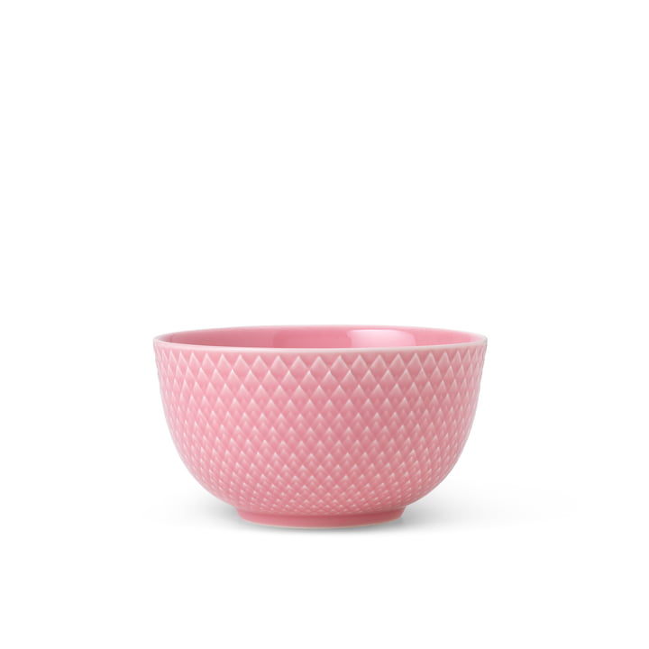 Die Rhombe Schale von Lyngby Porcelæn, Ø 11 cm, rosa